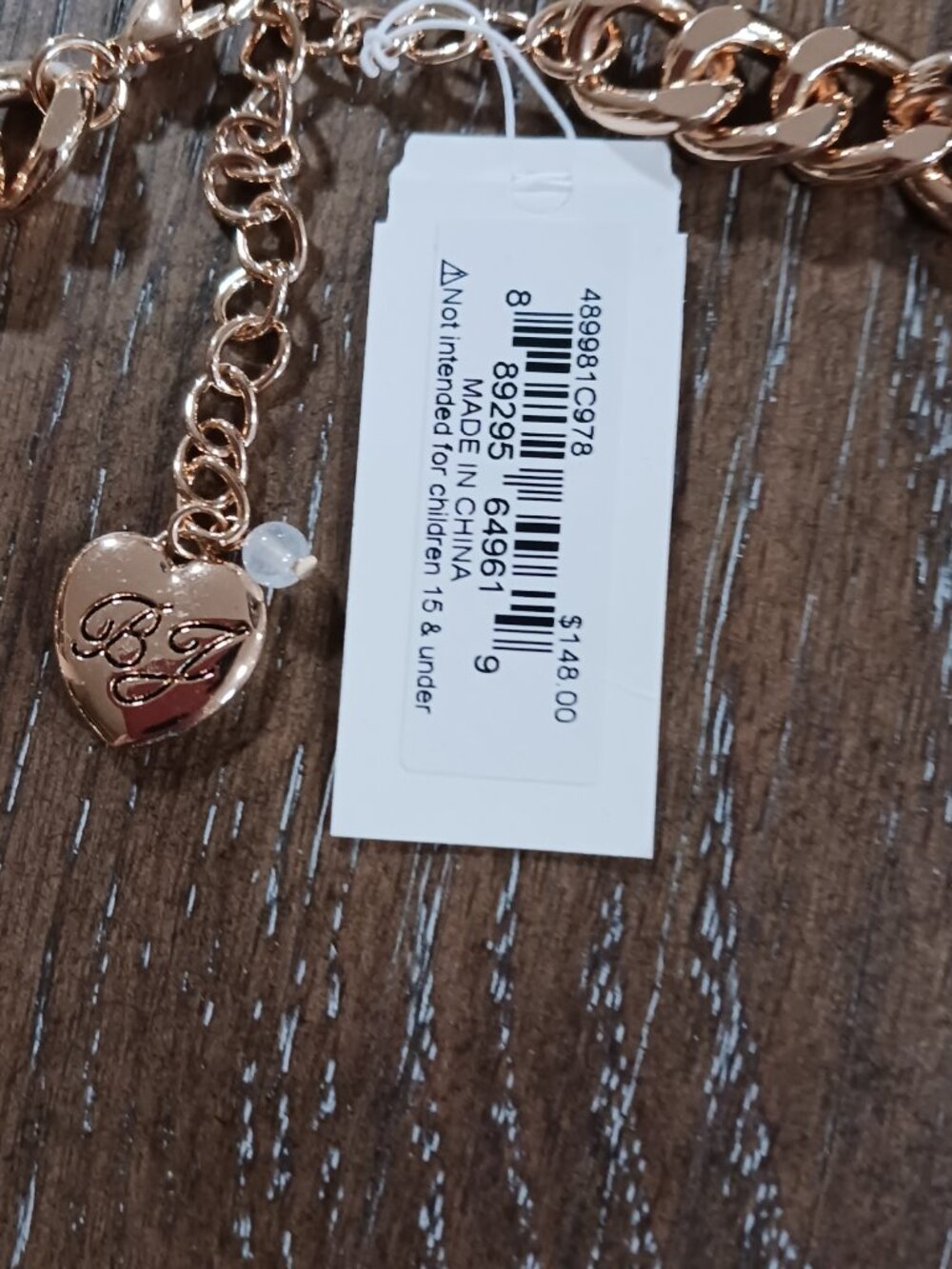 NWT - Betsey Johnson Back 2 School Necklace with Gems & Fun School Charms NWT - Picture 4 of 5